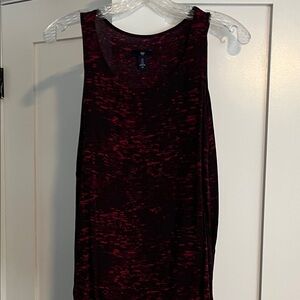GAP Black and Red Tank Top